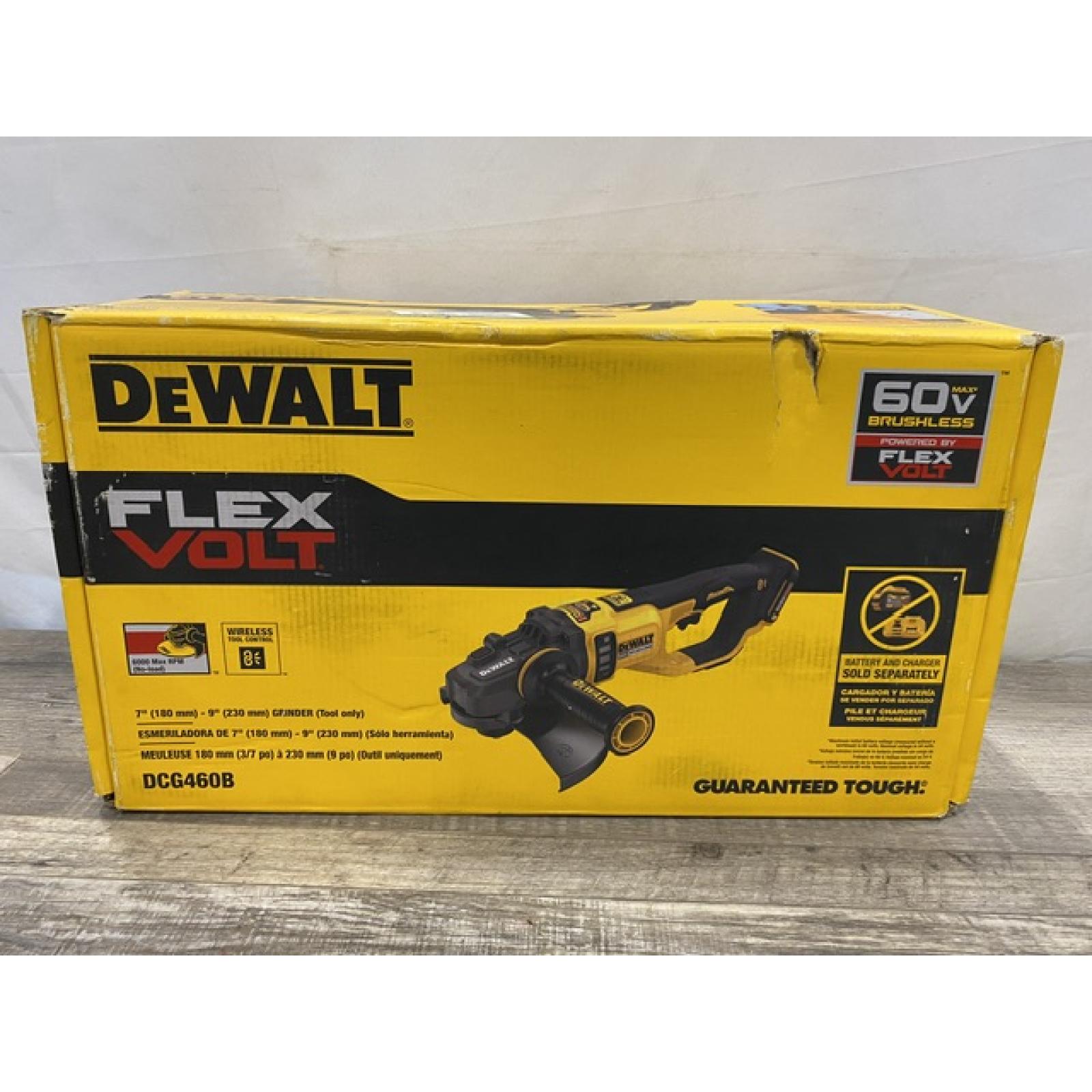 NEW - DEWALT 60-Vol MAX Cordless 7 in.-9 in. Large Angle Grinder (Tool Only)