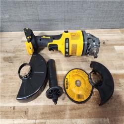 Houston Location AS-IS DEWALT FLEXVOLT 60V MAX Cordless Brushless 4.5 in. to 6 in. Small Angle Grinder with Kickback Brake (Tool Only)