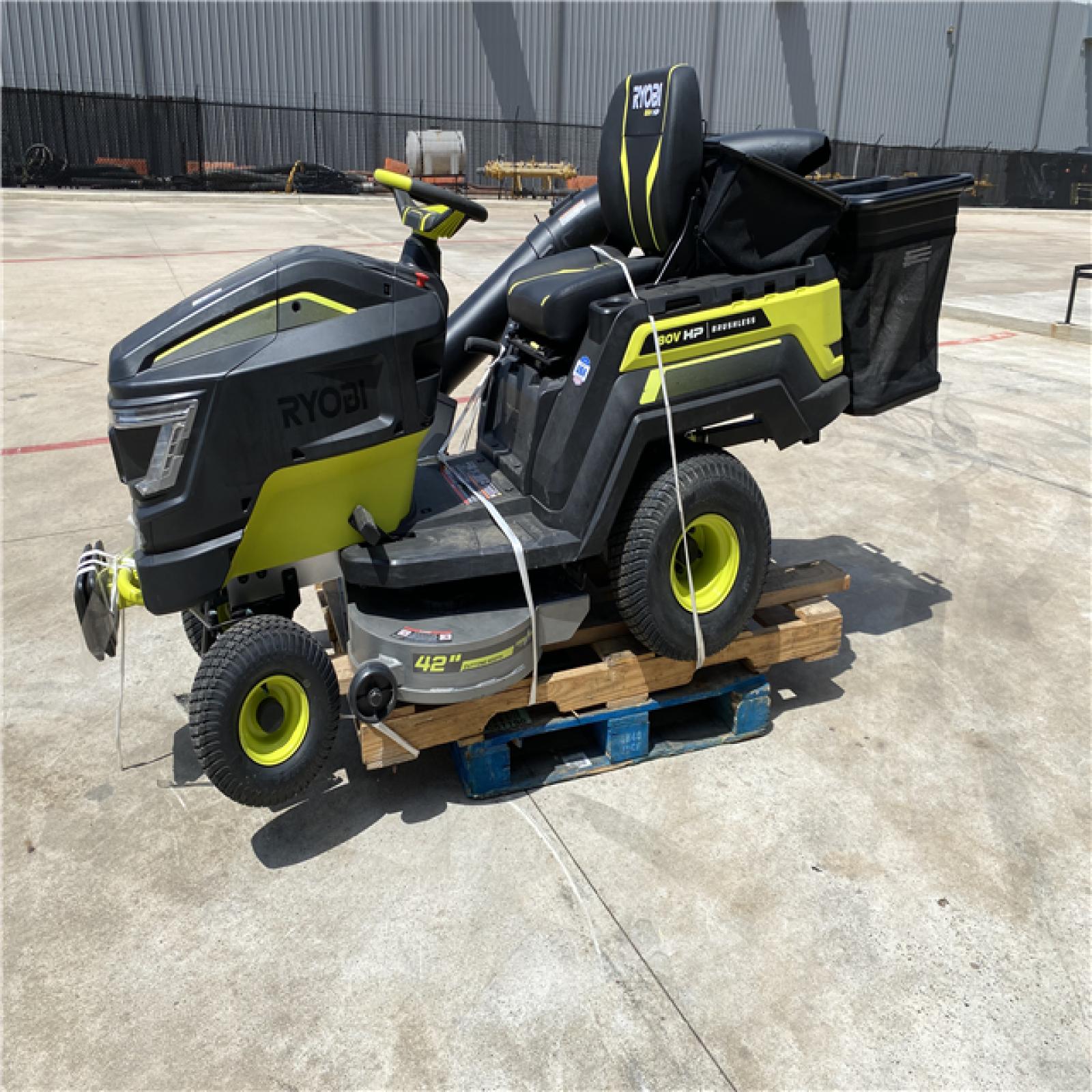 Houston Location - AS-IS Ryobi 80V HP Brushless 42in. Riding Lawn Tractor