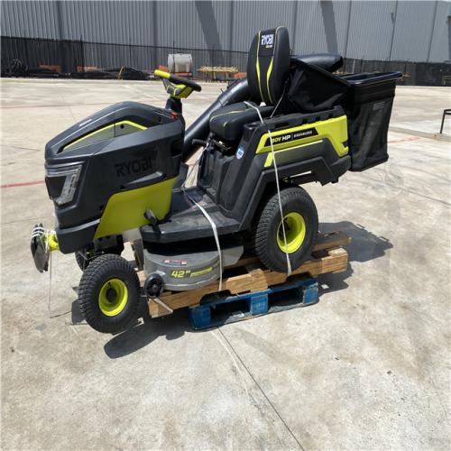 Houston Location - AS-IS Ryobi 80V HP Brushless 42in. Riding Lawn Tractor