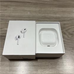 AS-IS Apple AirPods Pro (2nd Generation) with the USB-C MagSafe Charging Case