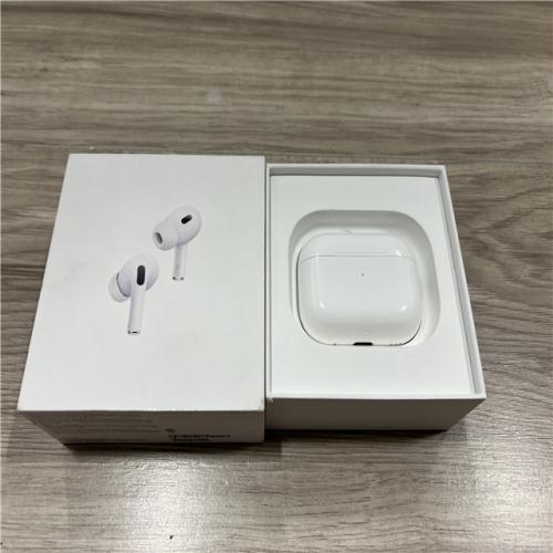 AS-IS Apple AirPods Pro (2nd Generation) with the USB-C MagSafe Charging Case