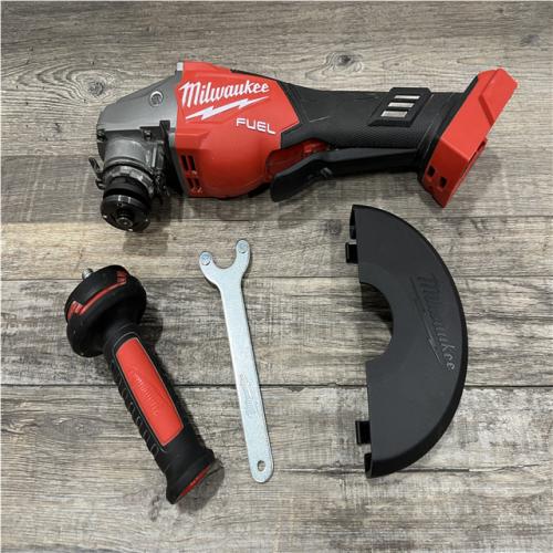 AS-IS Milwaukee FUEL 18-Volt Lithium-Ion Brushless Cordless 4-1/2 in./6 in. Braking Grinder with Paddle Switch (Tool-Only)