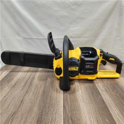 AS-IS- DEWALT  FLEXVOLT 60V MAX 16in. Brushless Cordless Battery Powered Chainsaw Kit with (1) FLEXVOLT 2 Ah Battery & Charger