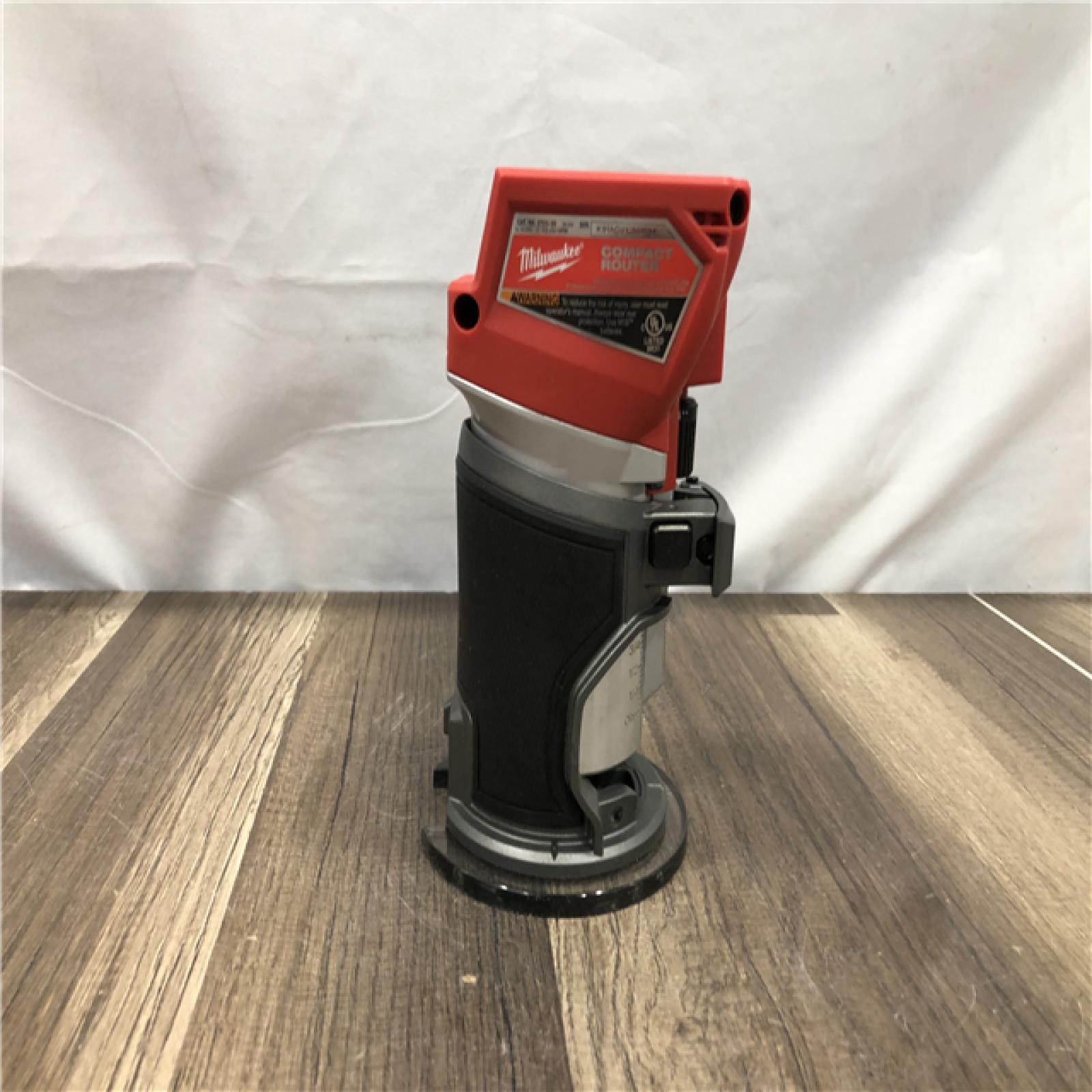 AS-IS Milwaukee FUEL 18V Lithium-Ion Brushless Cordless Compact Router (Tool-Only)