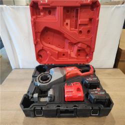 AS-IS- M18 Fuel One-Key Cordless Brushless Pipe Threader Kit with (2) 12.0Ah Batteries and Case