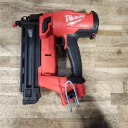 HOUSTON LOCATION - AS-IS (APPEARS LIKE NEW) Milwaukee FUEL 18-Volt Lithium-Ion Brushless Cordless 18-Gauge Brad Nailer (Tool-Only)