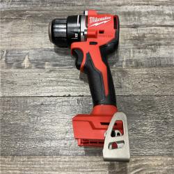 AS-IS Milwaukee 18V Lithium-Ion Brushless Cordless 1/2 in. Compact Drill/Driver Kit