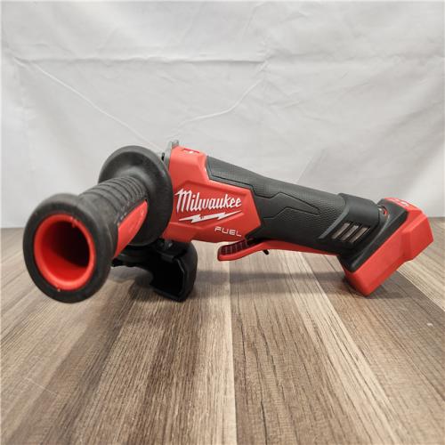 AS-IS- Milwaukee M18 FUEL 18V Lithium-Ion Brushless Cordless 4-1/2 in./5 in. Grinder with Variable Speed & Paddle Switch (Tool-Only)