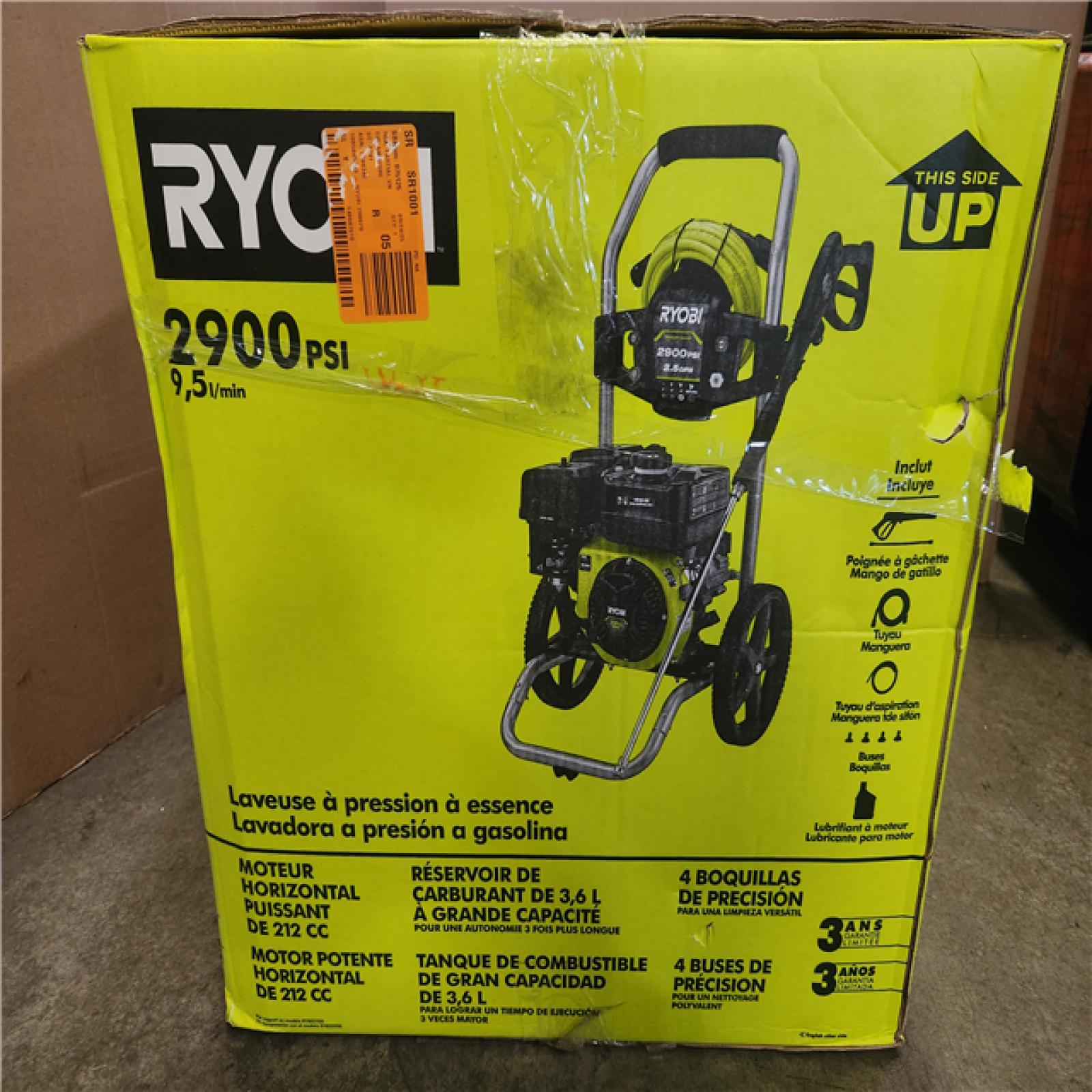 Phoenix NEW RYOBI 2900 PSI 2.5 GPM Cold Water Gas Pressure Washer with 212cc Engine