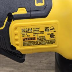 AS-IS DeWalt 20V MAX Cordless 4.5 - 5 in. Paddle Switch Angle Grinder (Tool Only)