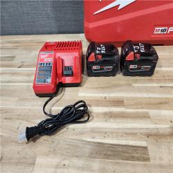 HOUSTON LOCATION - AS-IS Milwaukee FUEL 18V Lithium-Ion Brushless Cordless Hammer Drill and Impact Driver Combo Kit