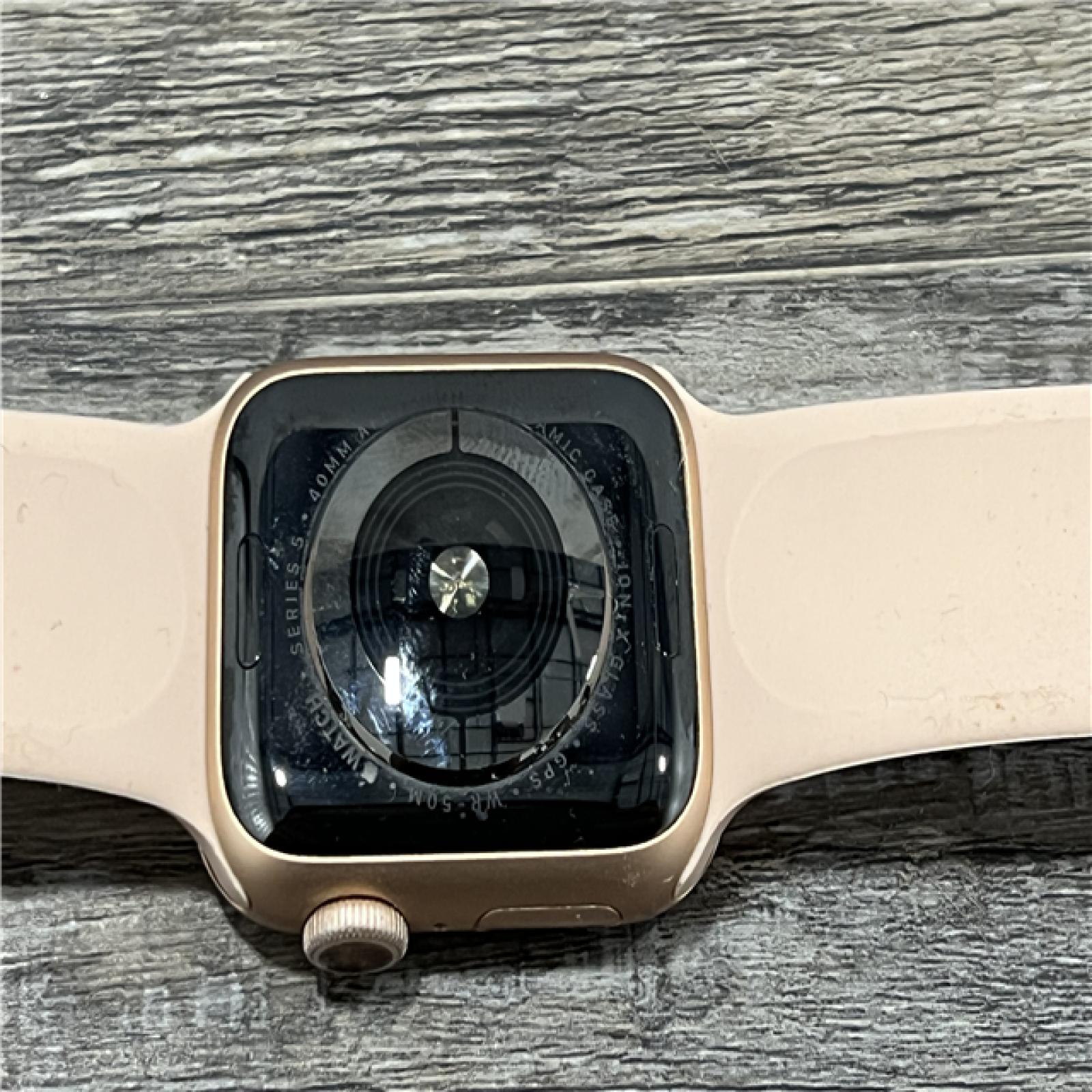 AS-IS Apple Watch Series 5 (GPS, 40MM) - Gold Case with Pink Sand Sport Band