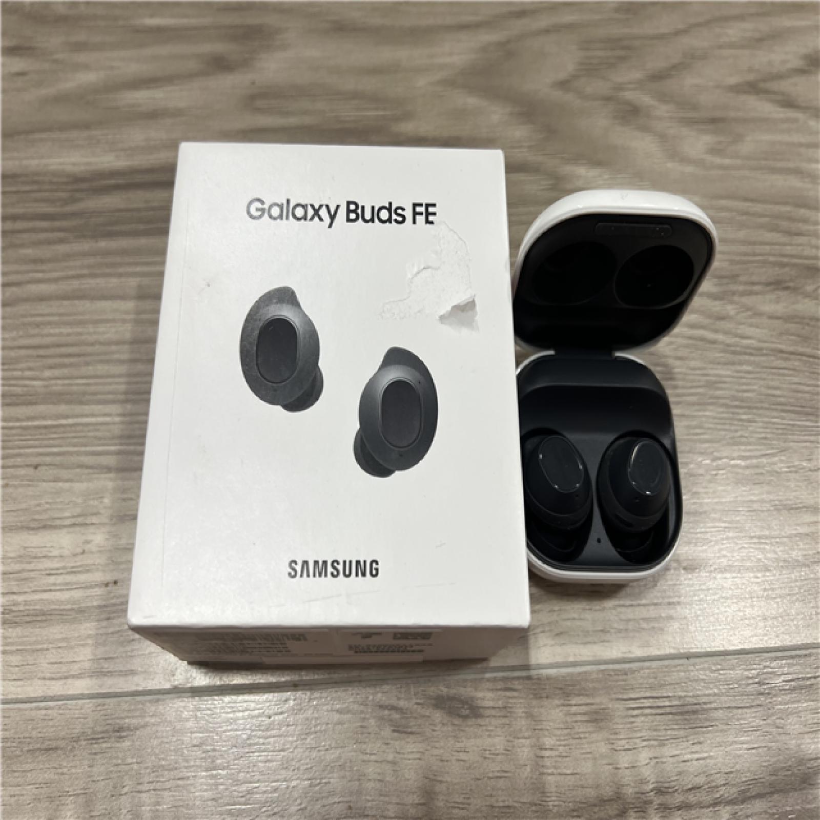 AS-IS Samsung Galaxy Buds FE SM-R400NZAAXAR Earset - Bixby - Stereo - True Wireless - Bluetooth - Earbud - Binaural - in-ear - Graphite