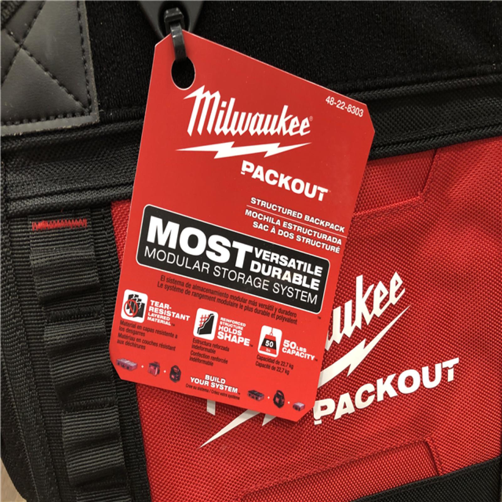 NEW- Milwaukee PACKOUT Structured Backpack
