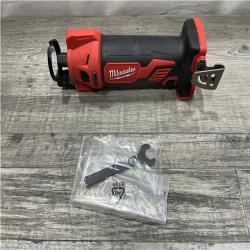 AS-IS Milwaukee 18V Lithium-Ion Cordless Drywall Cut Out Rotary Tool (Tool-Only)