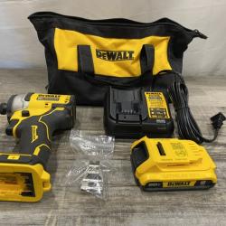 AS-IS DEWALT Atomic 20V Max Lithium-Ion Brushless Cordless Compact 1/4 in. Impact Driver Kit