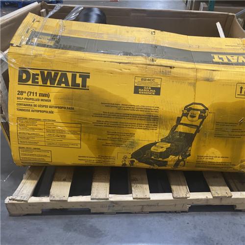 Dallas Location - As-Is DEWALT  28 in. 224cc  Gas Lawn Mower
