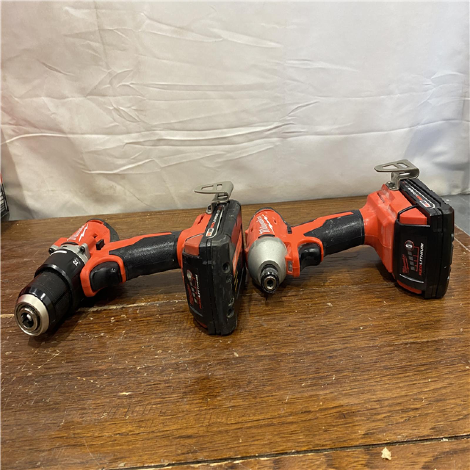 AS-IS Milwaukee M18 Compact Brushless 2-Tool Combo Kit