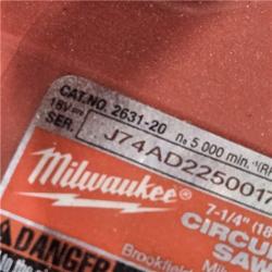 AS-IS Milwaukee 7-1/4 18V Circular Saw 2631-20 (Bare Tool)