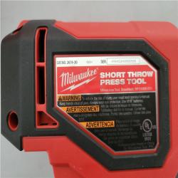 CALIFORNIA NEW MILWAUKEE M18 SHORT THROW PRESS TOOL KIT WITH PEX CRIMP JAWS