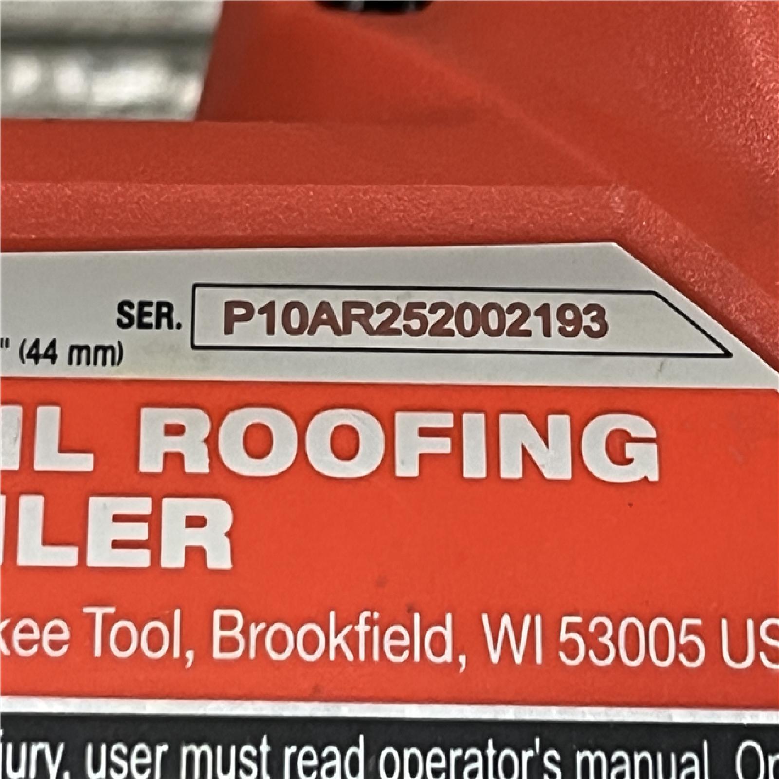 AS-IS Milwaukee FUEL 18-Volt Lithium-Ion Brushless Cordless Coil Roofing Nailer (Tool Only)