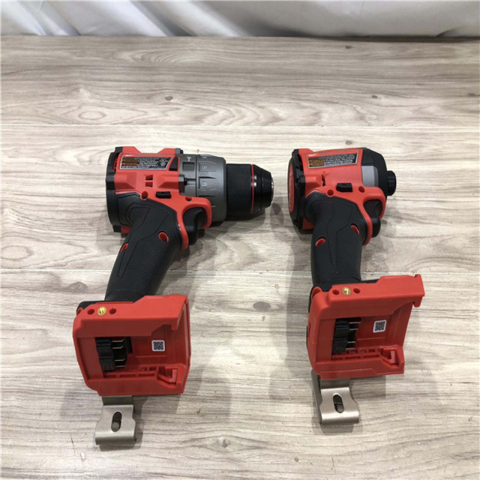 AS-IS Milwaukee FUEL 18V Lithium-Ion Cordless Hammer Drill and Impact Driver Combo Kit