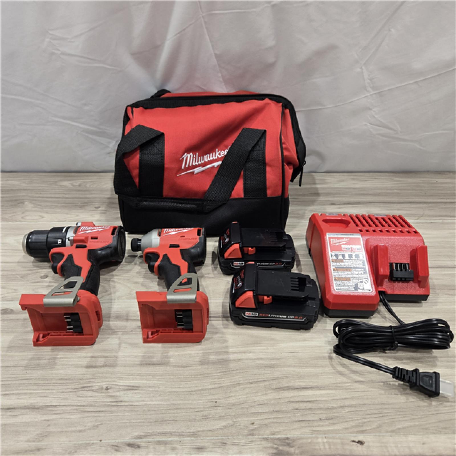 AS-IS Milwaukee M18 Compact 2-Tool Combo Kit