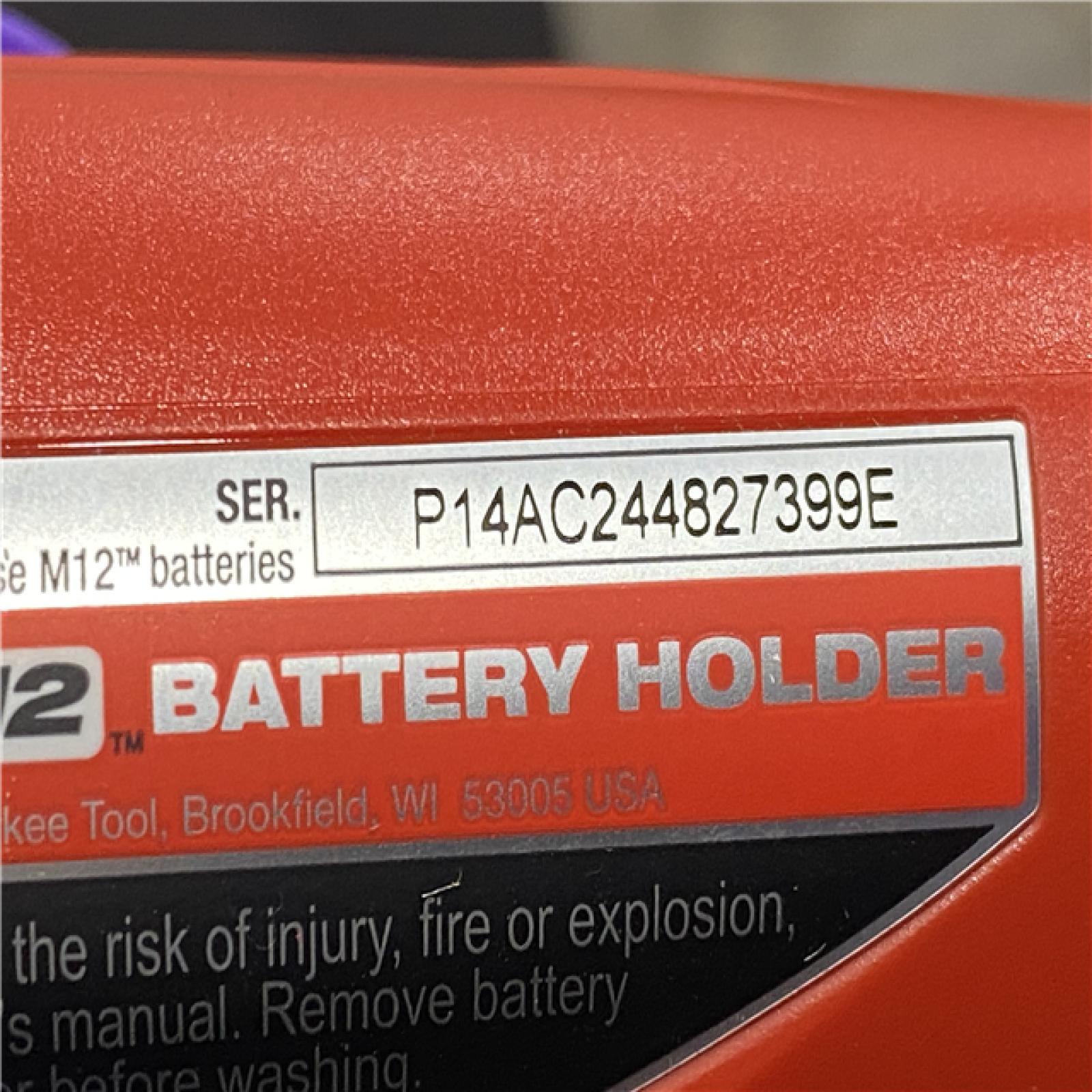 AS-IS Milwaukee Men's Large 12-Volt Lithium-Ion Cordless Black Heated Jacket Hoodie Kit