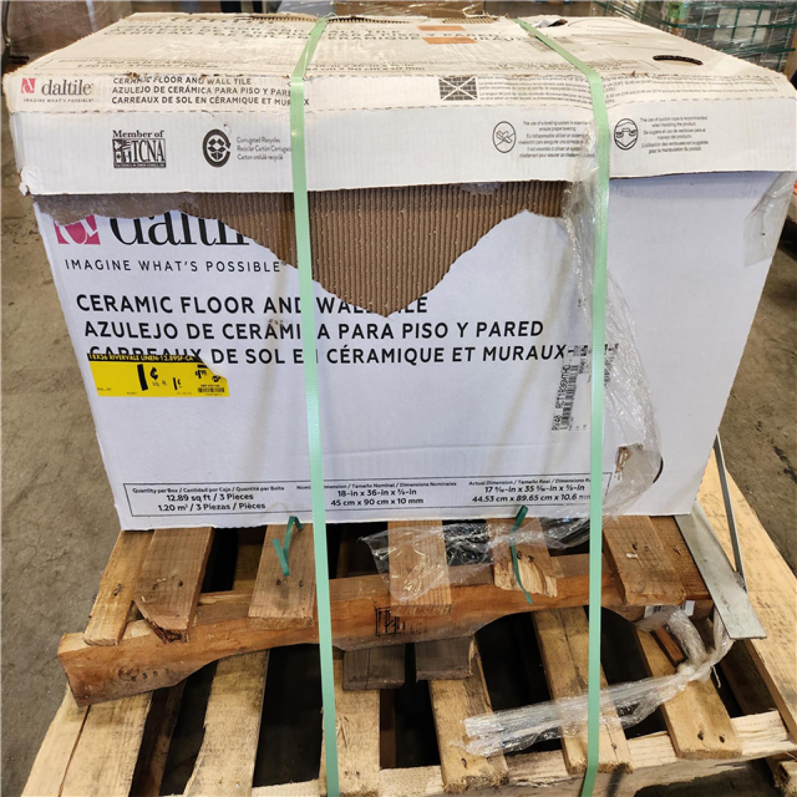 Phoenix Location NEW Daltile Rivervale Linen 18 in. x 36 in. Glazed Ceramic Floor and Wall Tile (219 sq. ft. /17 case)