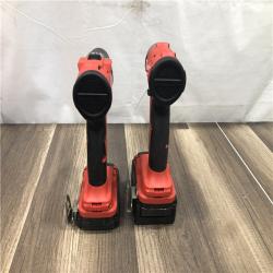 AS-IS Milwaukee 18-Volt Lithium-Ion Brushless Cordless Compact Hammer Drill/Impact Combo Kit