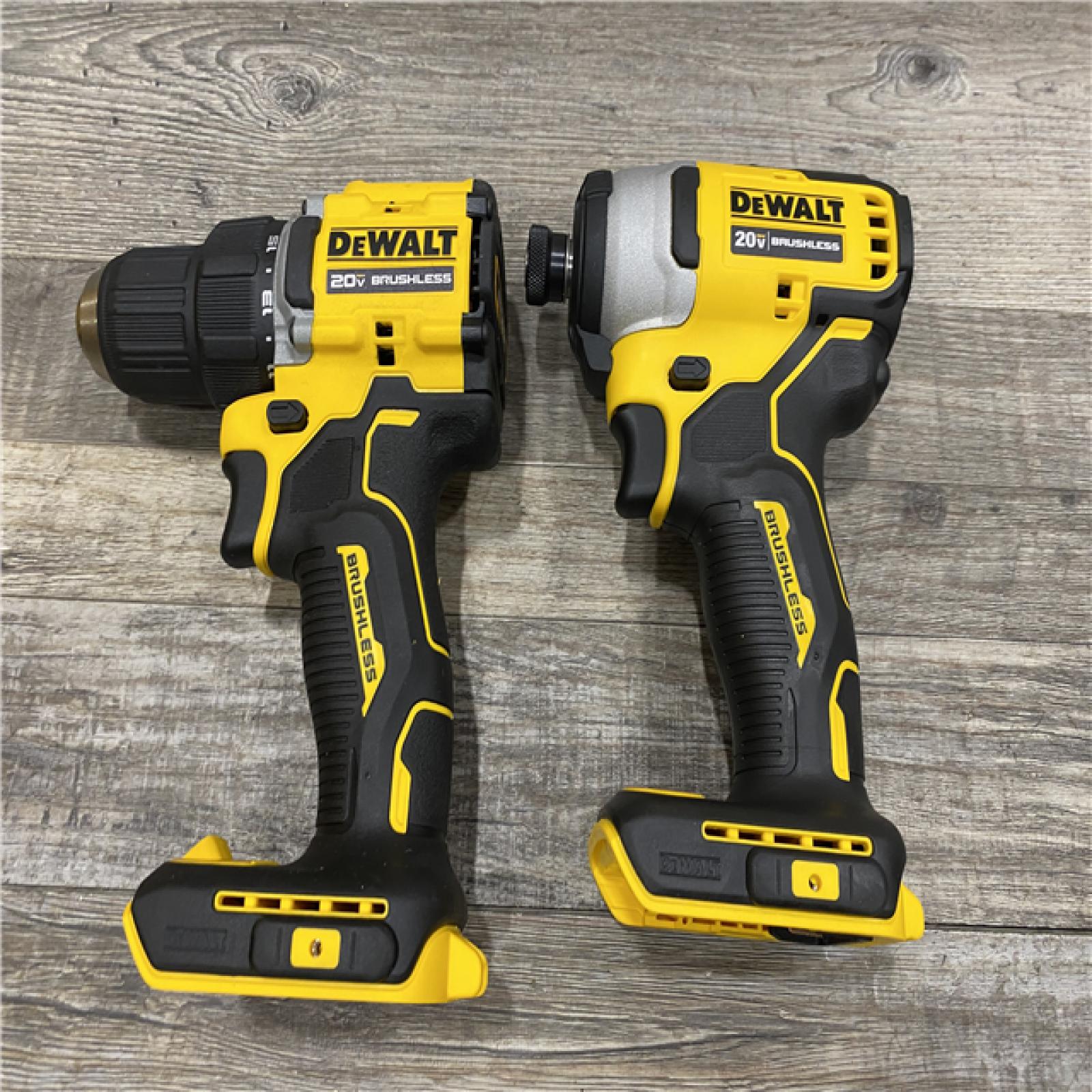 AS-IS DEWALT ATOMIC 20-Volt MAX Lithium-Ion Cordless Combo (2-Tool) Kit