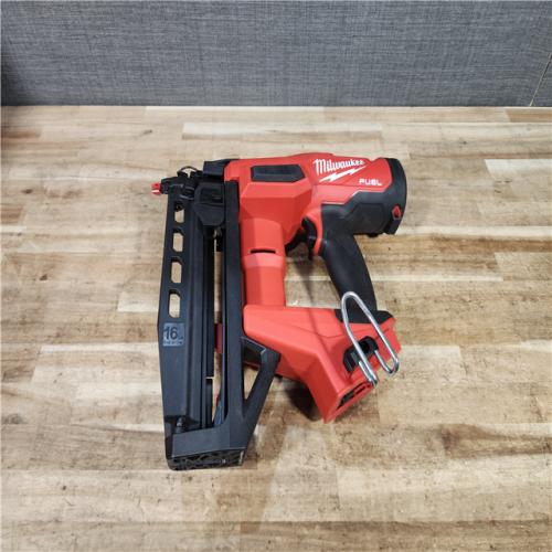 HOUSTON LOCATION - AS - IS Milwaukee FUEL 18-Volt Lithium-Ion Brushless Cordless Gen ll 16-Gauge Straight Finish Nailer (Tool Only)