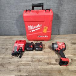 HOUSTON LOCATION - AS-IS Milwaukee M18 FUEL 1/2 in. Cordless Brushless High Torque Impact Wrench Kit (Battery & Charger)