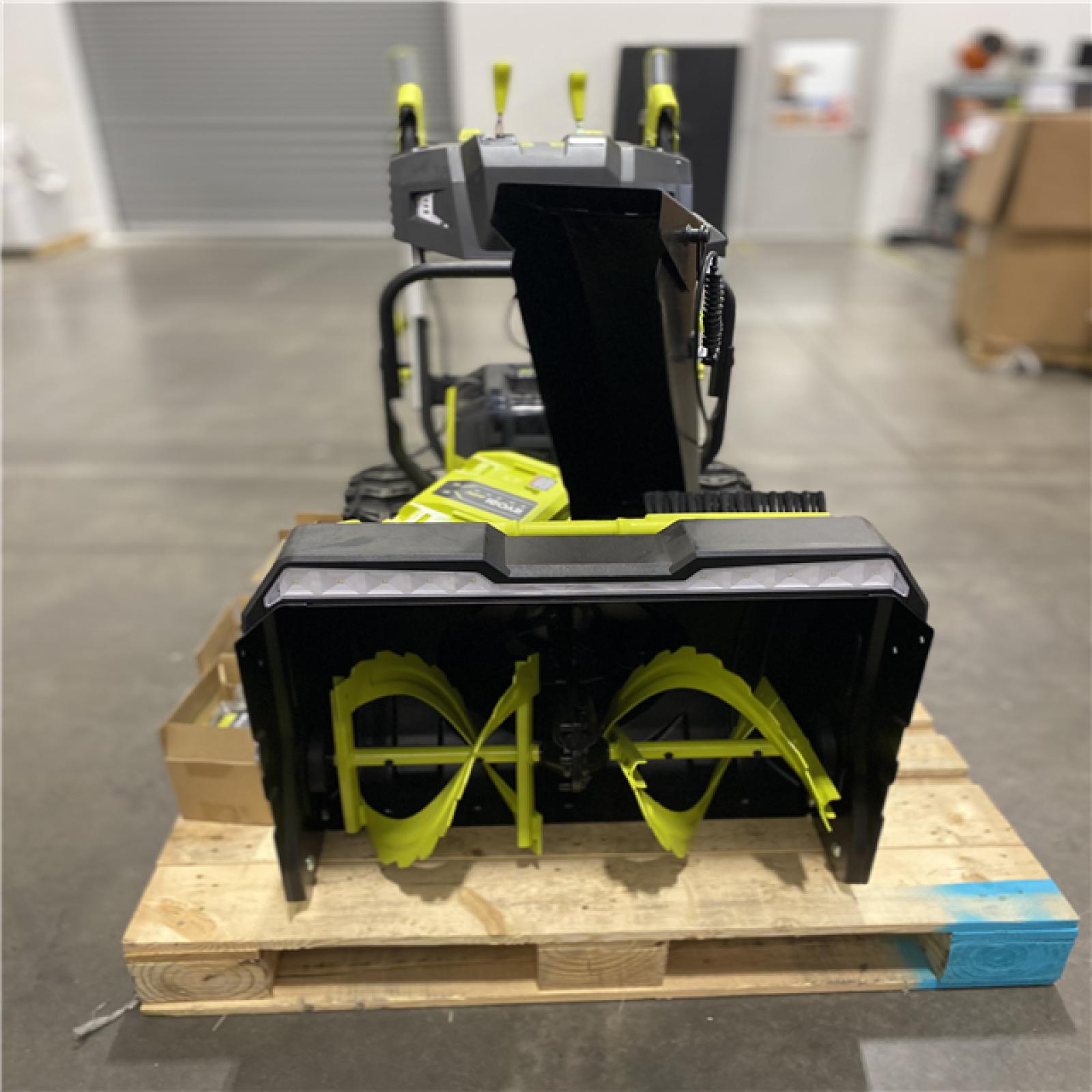 Dallas Location - As-Is RYOBI 40V HP Brushless Whisper Series 24 Snow Blower - (4) 6 Ah Batteries & Charger