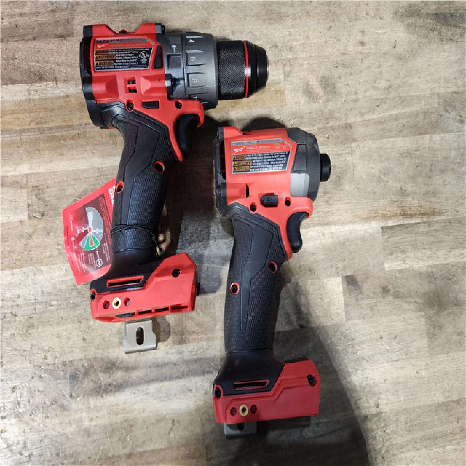 HOUSTON LOCATION - AS-IS MILWAUKEE FUEL 18V Lithium-Ion Brushless Cordless Hammer Drill and Impact Driver Combo Kit