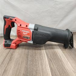 AS-IS- Milwaukee  M18 SAWZALL Lithium-Ion Cordless Reciprocating Saw (Tool Only)