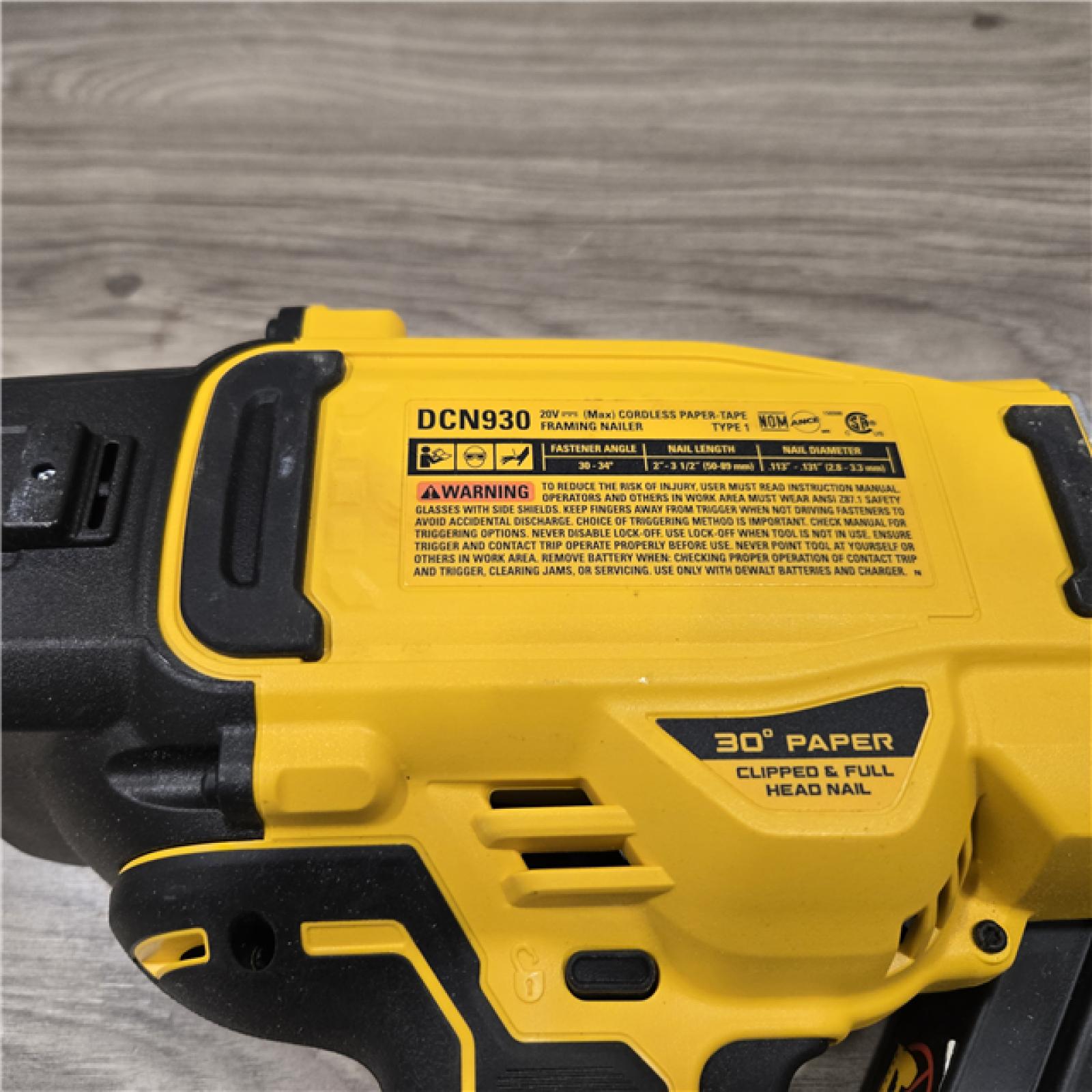 AS-IS DEWALT 20V 30 Degree Cordless Framing Nailer (Tool-Only)
