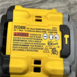 AS-IS DEWALT 20V XR Brushless Cordless 1/2 in. Hammer Drill (Tool-Only)
