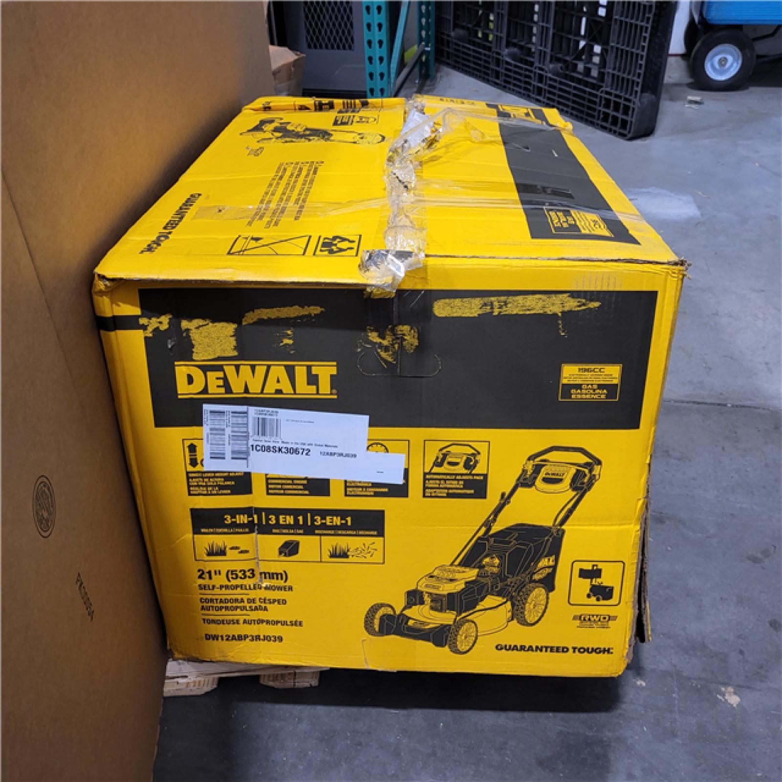 Dallas Location - As-Is DEWALT 21 in. 196cc E-GOV Engine Lawn Mower