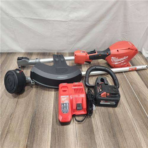 AS-IS- M18 FUEL 18V 16 in. Brushless Cordless Battery Powered String Trimmer W/QUIK-LOK Attachment Capability & 8.0 Ah Battery