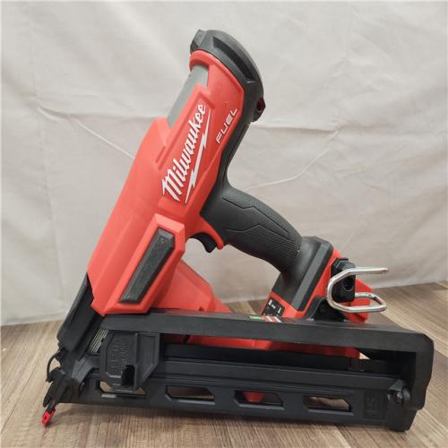 AS-IS- Milwaukee M18 FUEL 15 Ga. 18 Volt Brushless Angled Finish Nailer (TOOL ONLY)