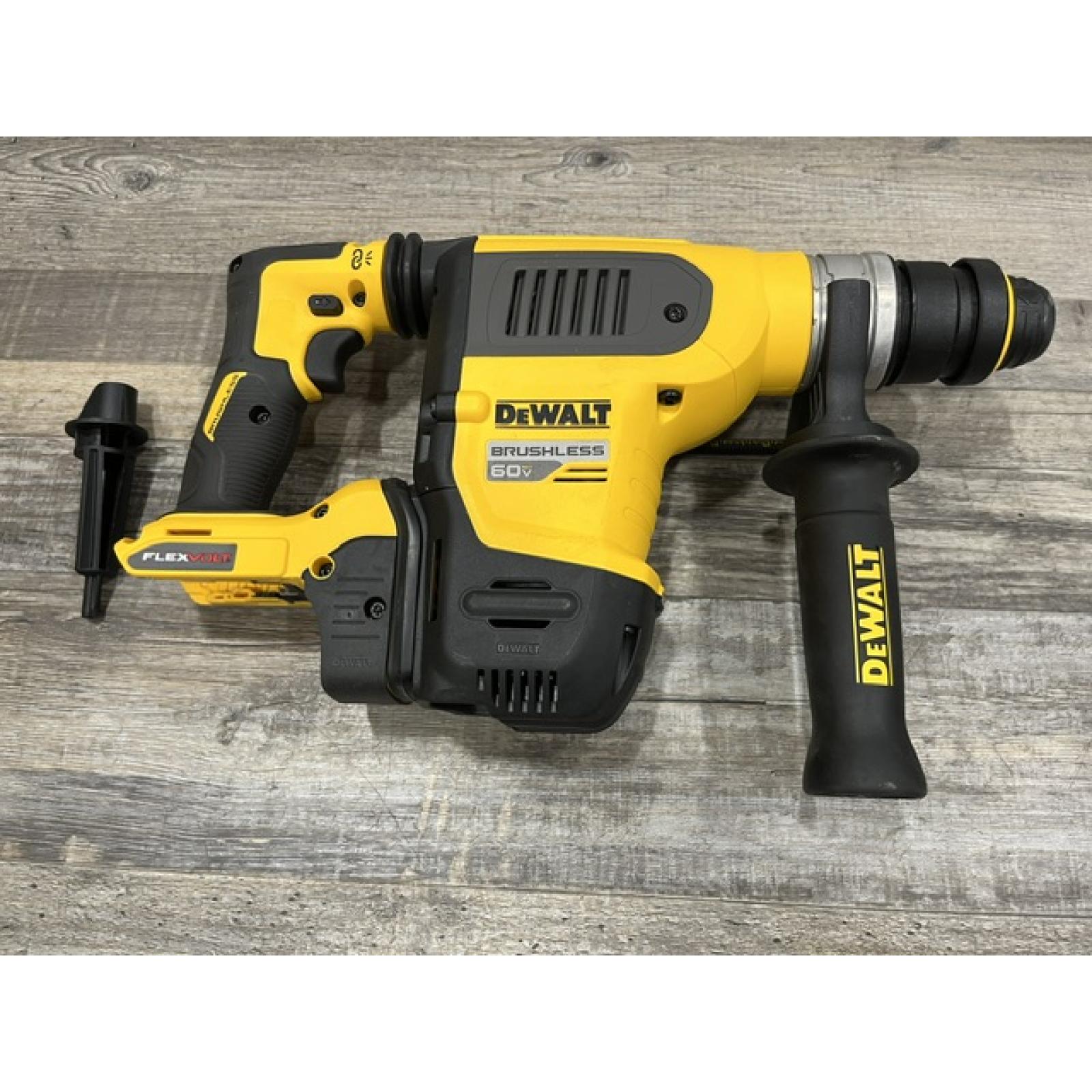 AS-IS DEWALT FLEXVOLT 60V MAX Cordless 1-1/4 in. SDS Plus Rotary Hammer (Tool Only)