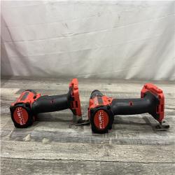 AS-IS Milwaukee FUEL 18V Lithium-Ion Brushless Cordless Hammer Drill and Impact Driver Combo Kit