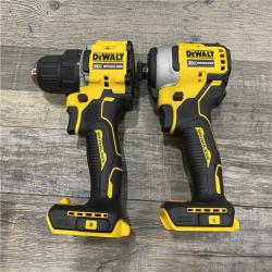 AS-IS DEWALT ATOMIC 20-Volt MAX Lithium-Ion Cordless Combo Kit