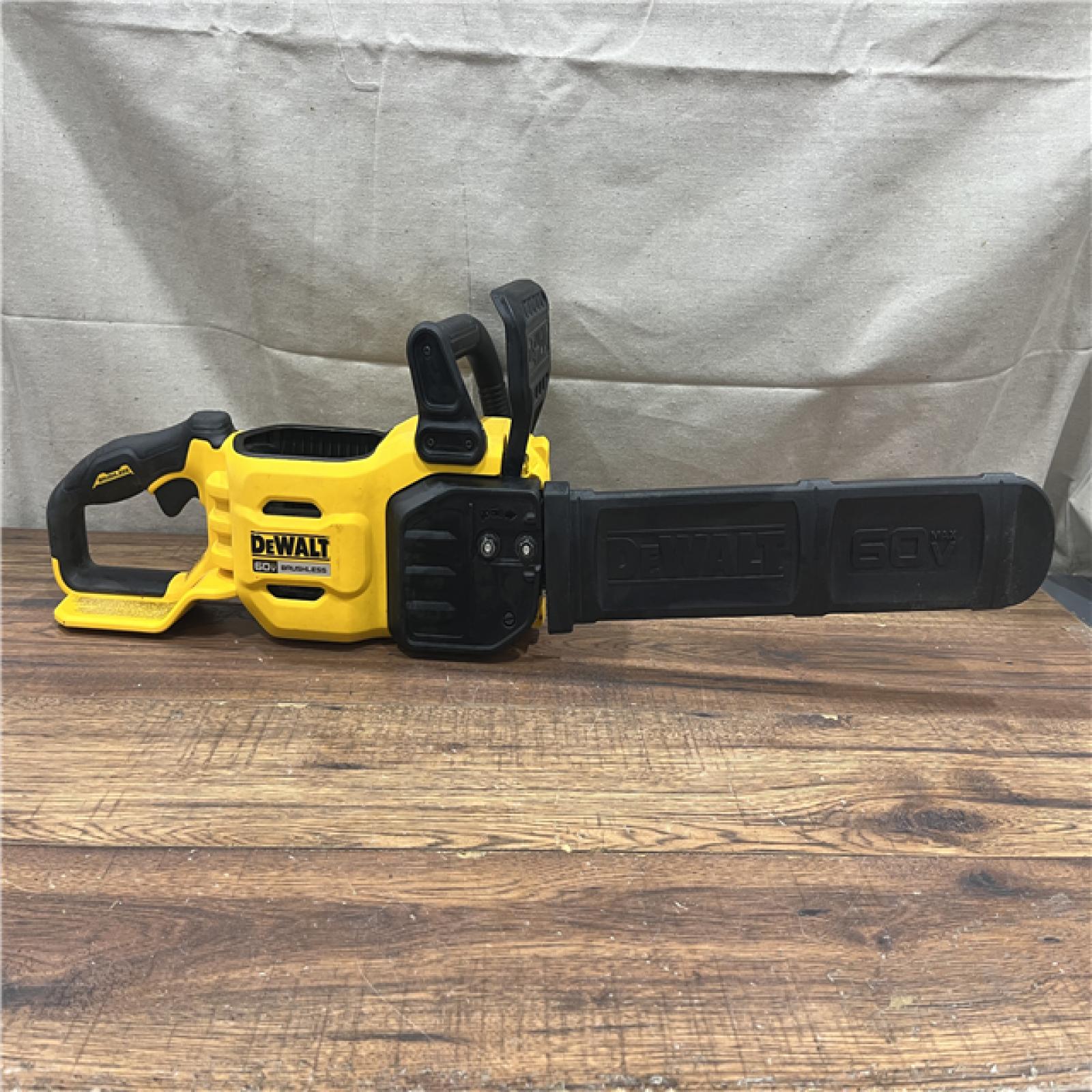 AS-IS DEWALT DCCS672B FLEXVOLT 60V MAX Brushless Cordless 18 Chainsaw (Tool Only)
