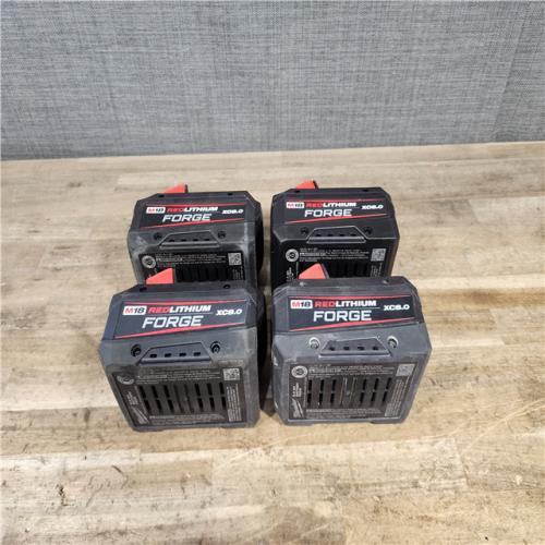 HOUSTON LOCATION - AS-IS MILWAUKEE FORGE BATTERY PACK QTY - 4