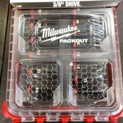 Phoenix NEW Milwaukee SHOCKWAVE Impact-Duty 3/8 in. Drive Metric Deep Well Impact PACKOUT Socket Set (19-Piece) (SEALED