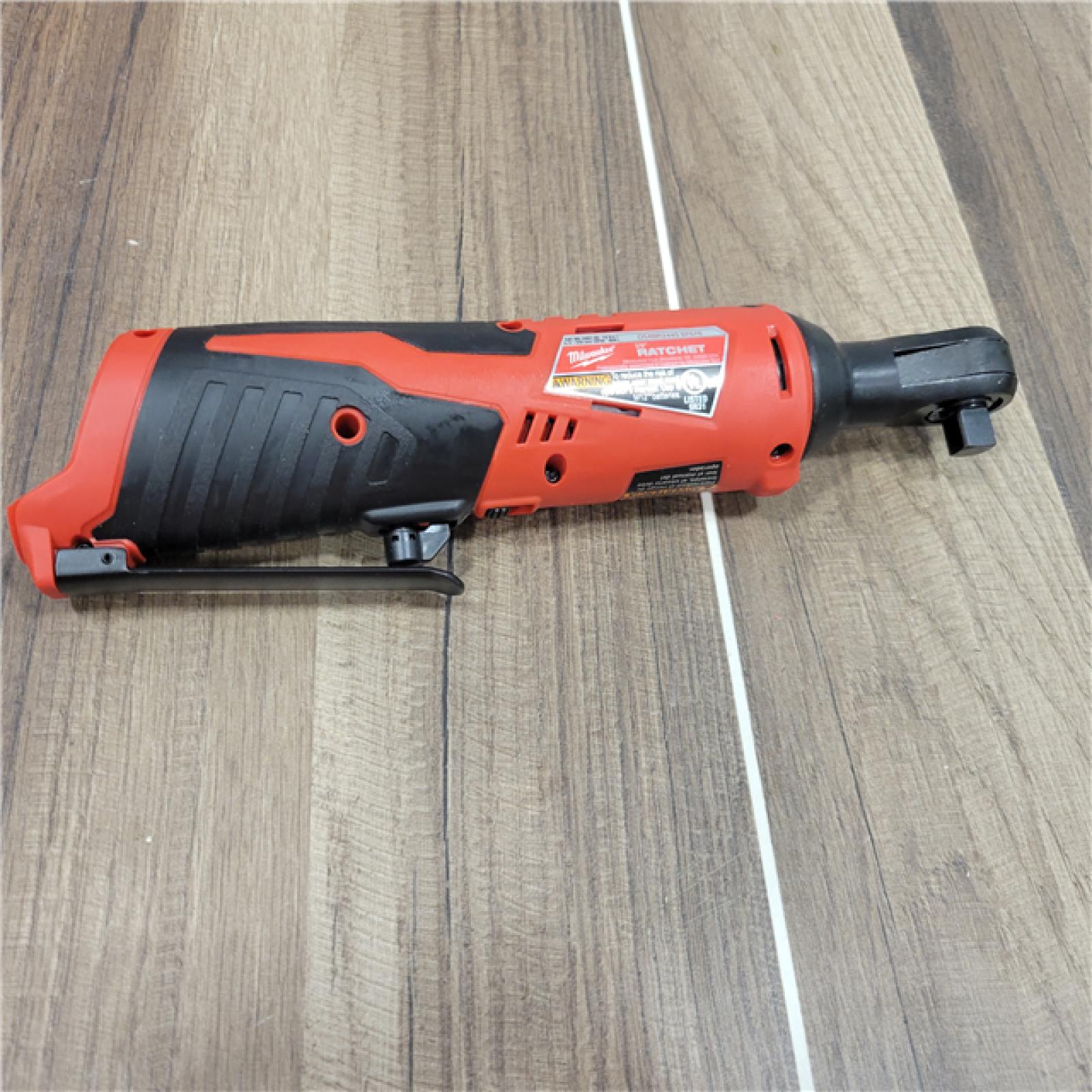 AS-IS MILWAUKEE 2457-20 .38 in. M12 Cordless Ratchet Only
