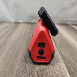 AS-IS- M12 ROVER Service and Repair Flood Light with 1.5 Ah Battery  Charger  and REDLITHIUM Rechargeable Neck Light